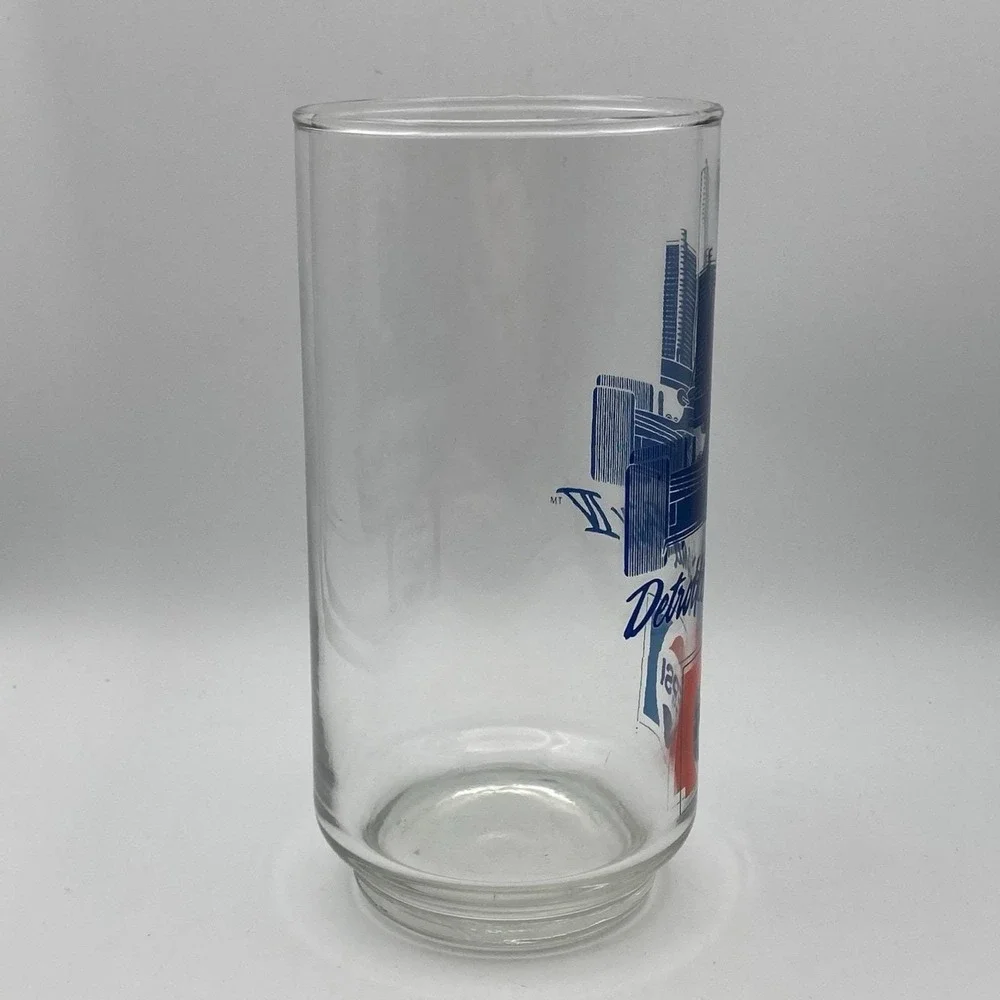 1 - Vtg 1985 Detroit Grand Prix IV Glass / Pepsi Formula 1 Racing Souvenir Cola